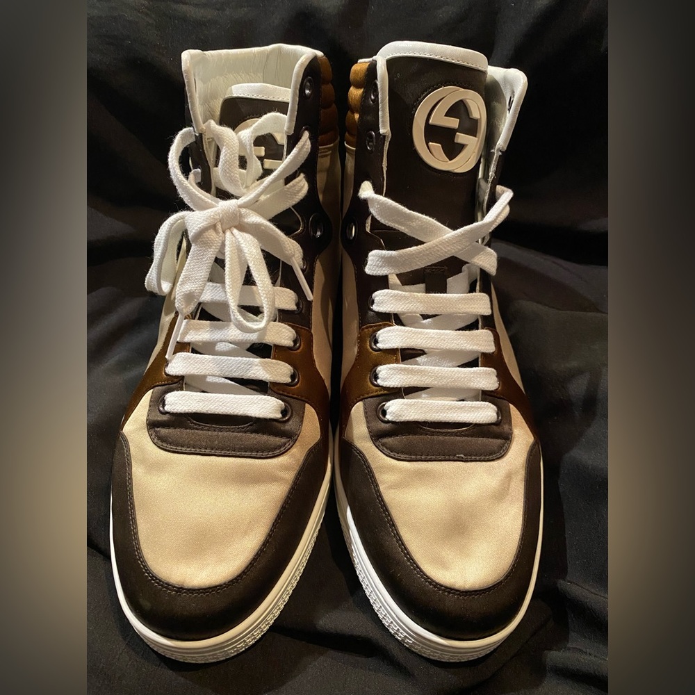 Gucci satin sneakers - Picture 2 of 4
